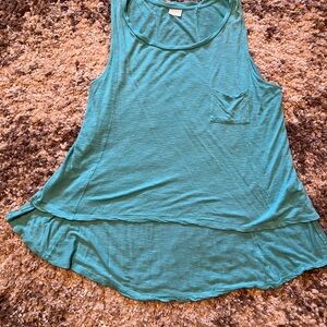 Tresics Aqua Sleeveless Tank Top